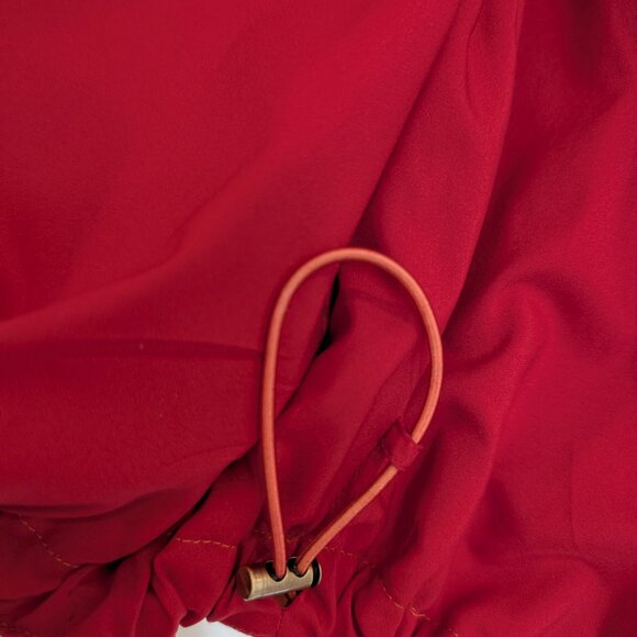 Emilie Louis size 9 rust thin jacket with sinched waist - Picture 8 of 8